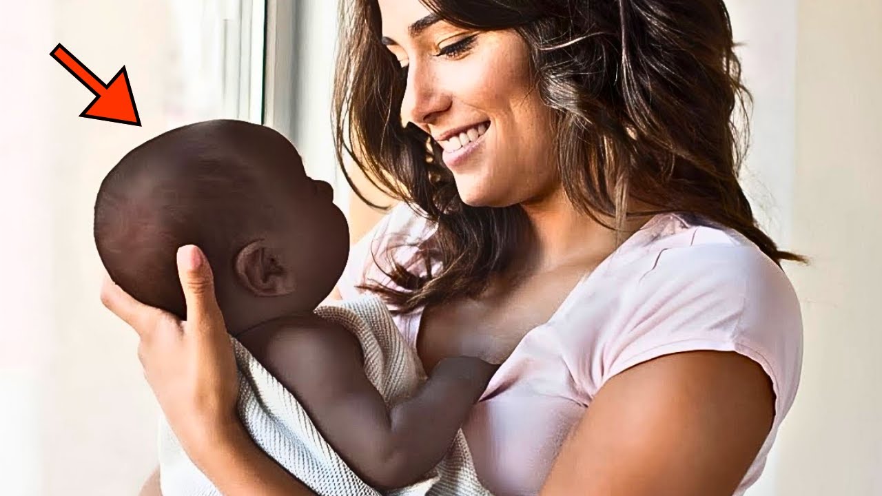 mom with baby on hand